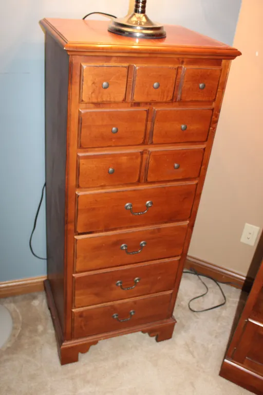Tall Wood Lingerie Chest
