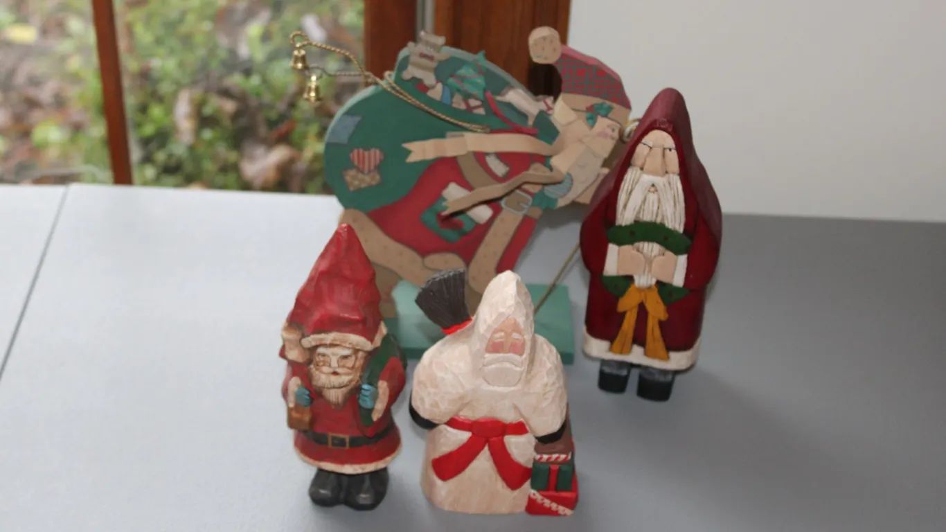 Santa Figurines