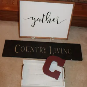 Decorative Signs & Tray