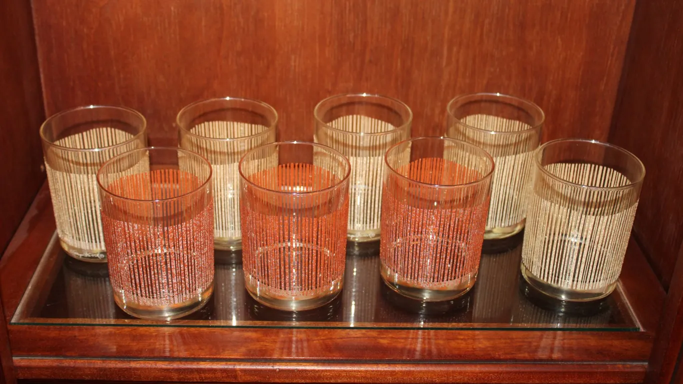 George Briard Striped Glasses