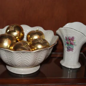 Lenox China & Golden Apples