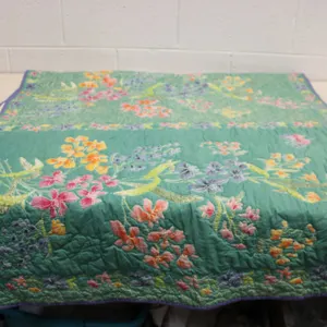 Floral Quilted Textile