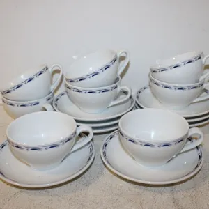Porcelain Cups & Saucers