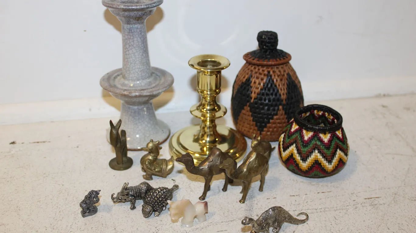 Candlesticks & Animal Figurines