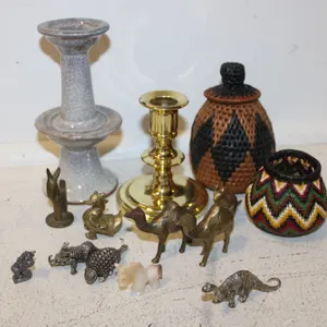 Candlesticks & Animal Figurines