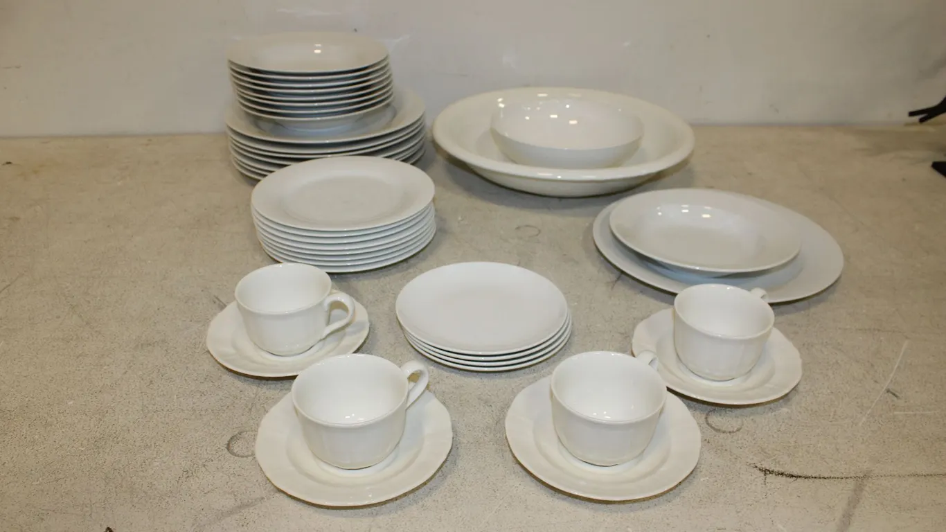 White Dinnerware