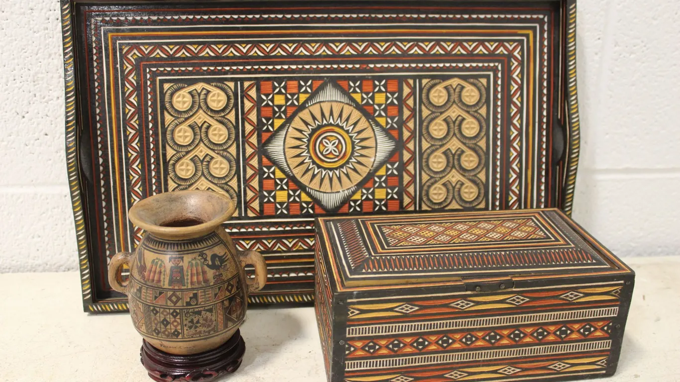 Decorative Tray, Box & Vase