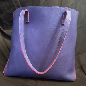 Blue and Pink KIN Hair Cosmetics; Tote Bag with Dual Straps