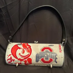 Road Flair Ohio State Buckeyes Purse – Swarovski Crystal Embellished Handbag