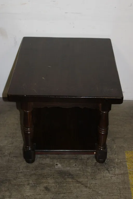 Wood End Table