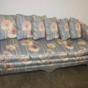 Floral Upholstered Sofa