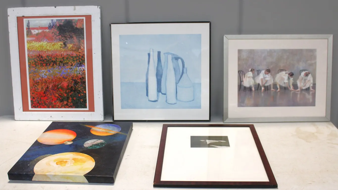 5 Framed Art Prints and Photographs