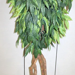 Artificial Tree in Decorated Metal Planter