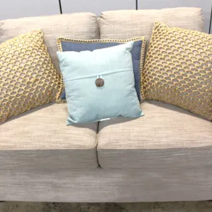 Upholstered Loveseat with Rolled Arms