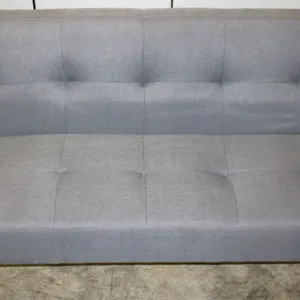 Gray Fabric Convertible Futon Sofa Bed