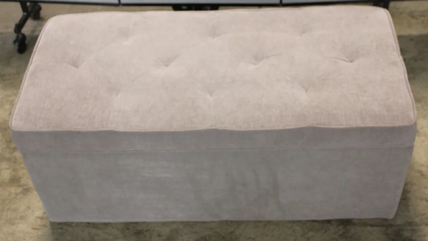 Upholstered Storage Ottoman with Lift-Off Top