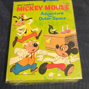Whitman Big Little Book Mickey Mouse Adventure in Outer Space