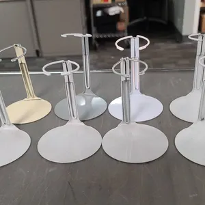 8 Metal Doll Display Stands Assorted Colors