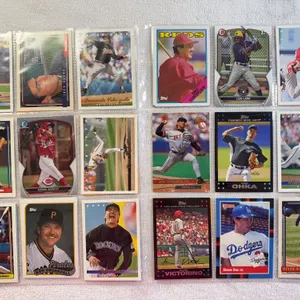 Baseball Cards-Double Sided Sleeve (2 sets) Mixed Lots