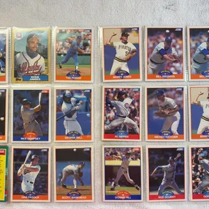 Baseball Cards-Double Sided Sleeve (2 sets) Mixed Lots