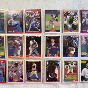 Baseball Cards-Double Sided Sleeve (2 sets) Mixed Lots