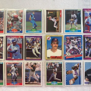 Baseball Cards-Double Sided Sleeve (2 sets) Mixed Lots