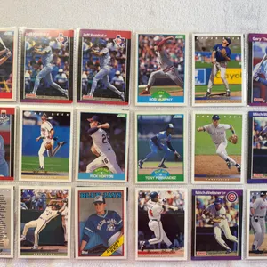 Baseball Cards-Double Sided Sleeve (2 sets) Mixed Lots