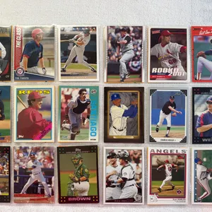 Baseball Cards-Double Sided Sleeve (2 sets) Mixed Lots