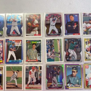 Baseball Cards-Double Sided Sleeve (2 sets) Mixed Lots
