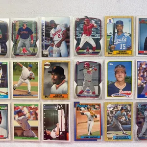 Baseball Cards-Double Sided Sleeve (2 sets) Mixed Lots