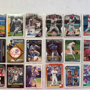 Baseball Cards-Double Sided Sleeve (2 sets) Mixed Lots