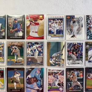 Baseball Cards-Double Sided Sleeve (2 sets) Mixed Lots