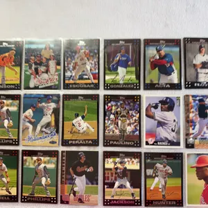 Baseball Cards-Double Sided Sleeve (2 sets) Mixed Lots