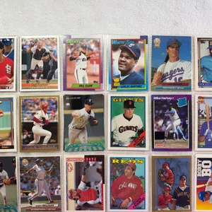 Baseball Cards-Double Sided Sleeve (2 sets) Mixed Lots