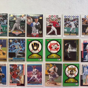 Baseball Cards-Double Sided Sleeve (2 sets) Mixed Lots