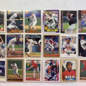 Baseball Cards-Double Sided Sleeve (2 sets) Mixed Lots