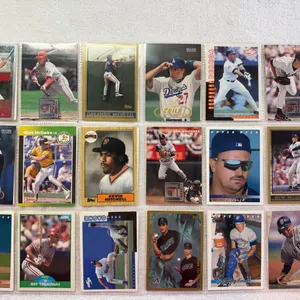 Baseball Cards-Double Sided Sleeve (2 sets) Mixed Lots