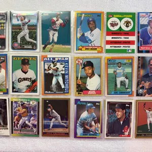 Baseball Cards-Double Sided Sleeve (2 sets) Mixed Lots