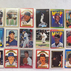 Baseball Cards-Double Sided Sleeve (2 sets) Mixed Lots