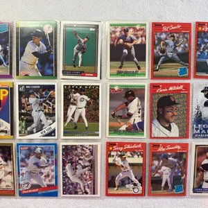 Baseball Cards-Double Sided Sleeve (2 sets) Mixed Lots