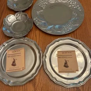 Pewter Plates