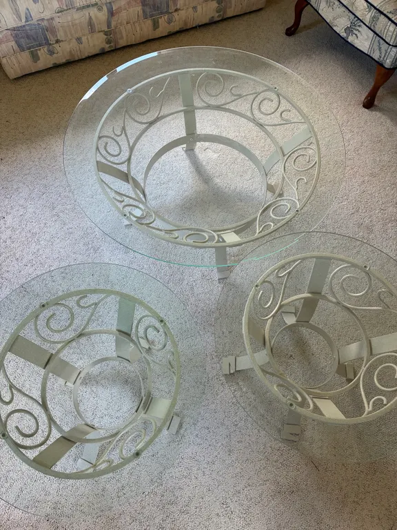 Glass Table Set
