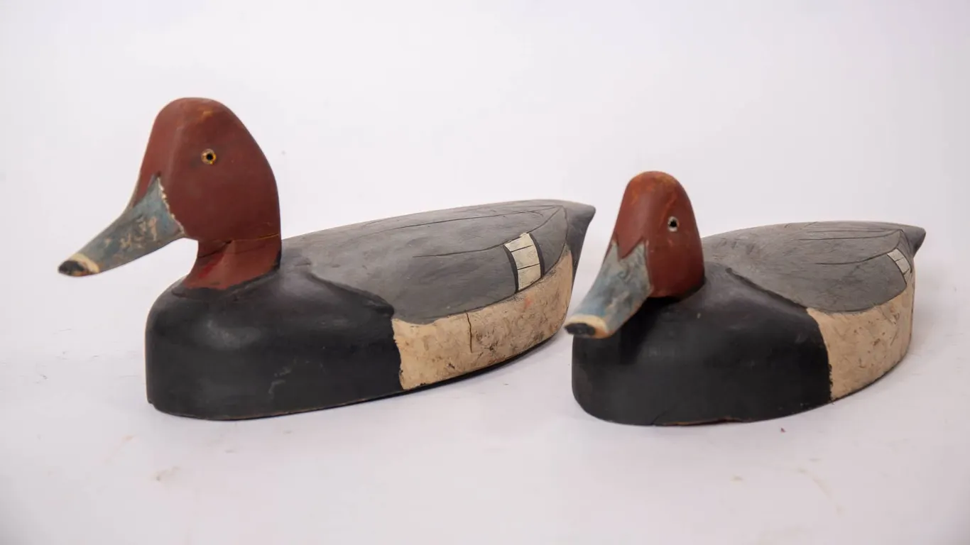 DUCK DECOYS 7" H., 16" W.