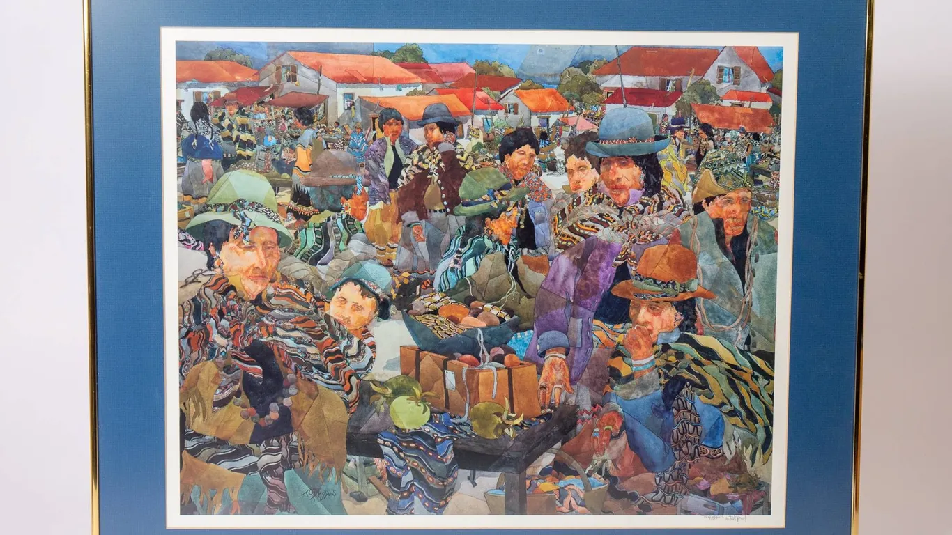 TODD TIBBALS ARTIST PROOF WITH FRAME.