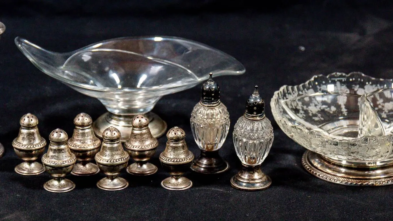STERLING AND WEIGHTED STERLING ITEMS, 4.43 OZT.