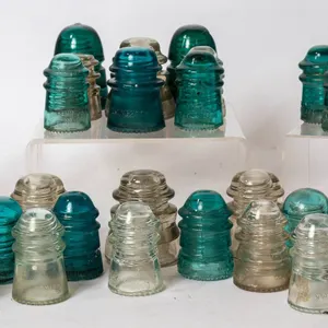 GLASS TELEGRAPH INSULATORS.