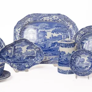 COPELAND SPODE BLUE ITALIAN TRANSFERWARE.