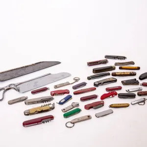 POCKET KNIVES, SURGERY AND AUTOPSY SAWS.