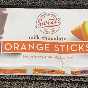*NEW* Sweet's, Dark Chocolate Orange Sticks, 10.5 OZ - Best By: 2/5/2027
