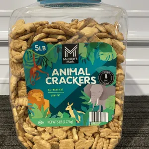 *NEW* Member's Mark Animal Crackers 5 lb - Best By:  2/26/2027